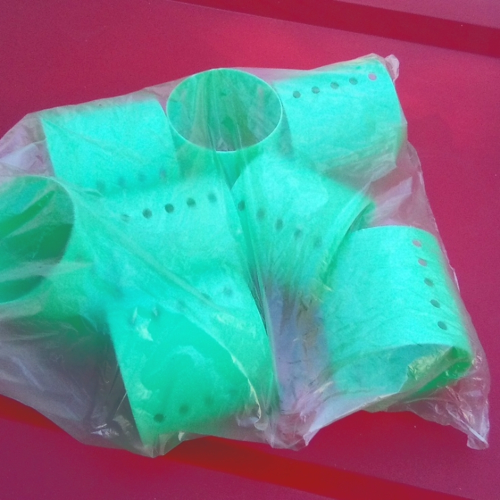 17 rollers largesize Green color